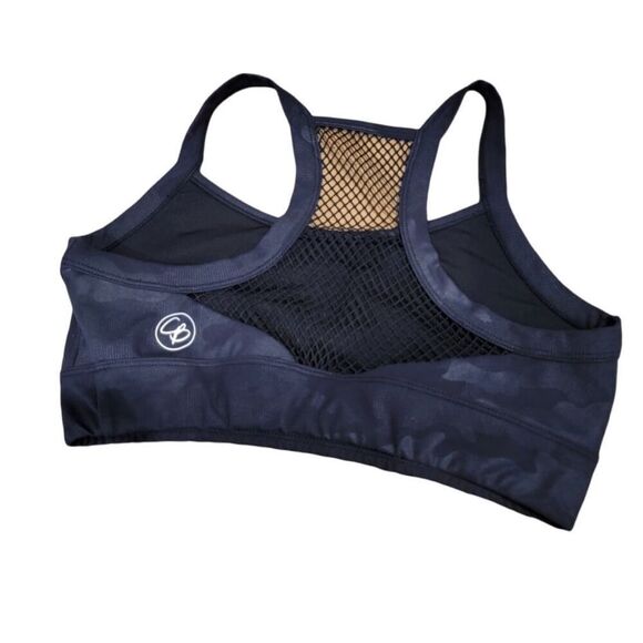 Celestial Bodiez CB Collective Camo Fishnet Sports Bra M - Picture 6 of 7